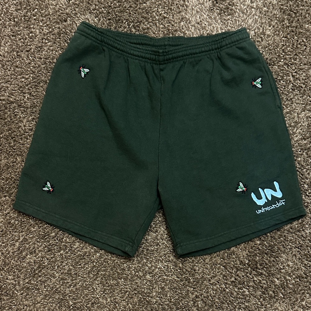 Unheardof Fly Erika’s poem Green sweat shorts Men’s L lightly used